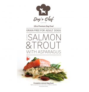 DOG'S CHEF Atlantic Salmon & Trout with Asparagus