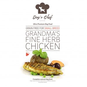DOG'S CHEF Grandma's Fine Herb Chicken for SMALL BREED