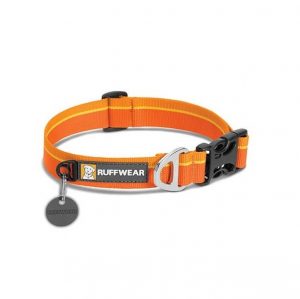 Ruffwear Hoopie Dog Collar Orange Sunset