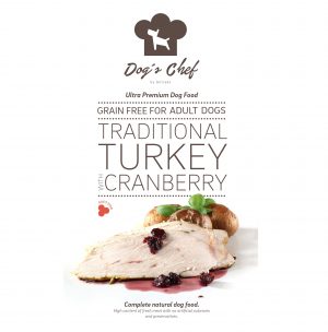 DOG'S CHEF Traditional Turkey with Cranberry