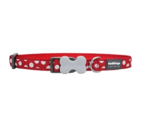 Red Dingo Design White Spots on Red