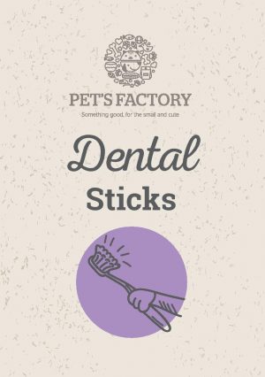 PET´S FACTORY Health Care Dental Sticks 140 g (7 ks)
