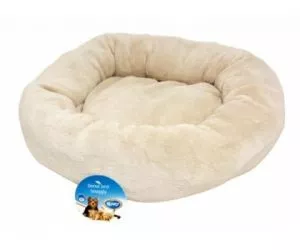 Pelíšek DUVO+ Donut fleece béžový 50 cm