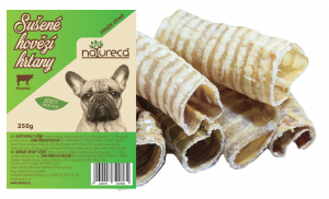 NATURECA Sušené hovězí hrtany 250 gr