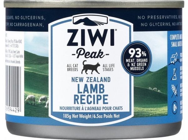 ZiwiPeak jehněčí maso 185g NOVÉ SLOŽENÍ pro kočky