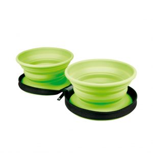 KIWI Cestovní miska dvojitá zelená
