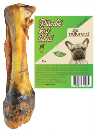 NATURECA Přírodní kost telecí sušená 1 ks