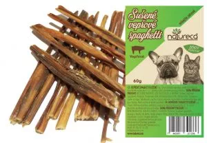 NATURECA Vepřové spaghetti sušené 60 gr