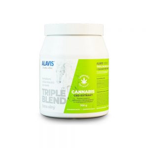 ALAVIS Triple Blend Extra silný + Cannabis CBD Extrakt 700 g