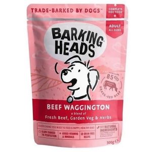 BARKING HEADS Beef Waggington kapsička 300g