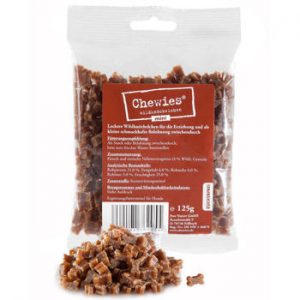 CHEWIES Mini Wildknöchelchen - se zvěřinou 125g