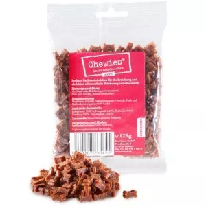 CHEWIES Mini Lachsknöchelchen – s lososem 125g