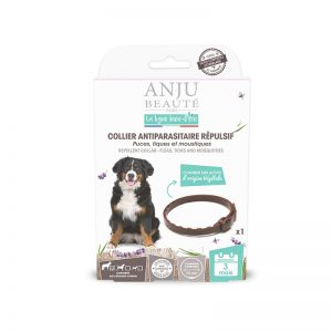 ANJU BEAUTÉ Antiparazitní obojek proti klíšťatům pro velké psy