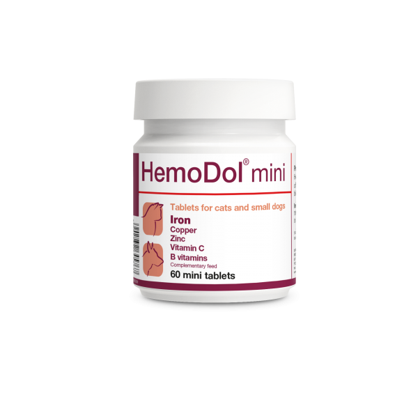 DOLFOS HemoDol mini - podpora pro psy a kočky s anémií 60 mini tbl.