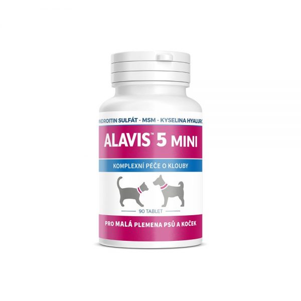 ALAVIS 5 MINI Kloubní přípravek pro psy a kočky 90 tbl