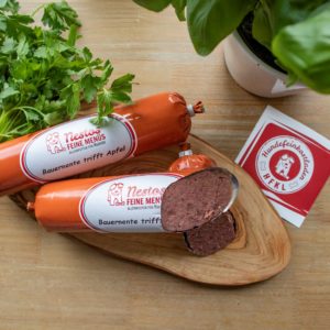 NESTOS - Saláma s kuřecím,kachním masem a jablky 400g