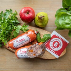 NESTOS - Saláma z hovězího masa s hydinou a lososem 400g