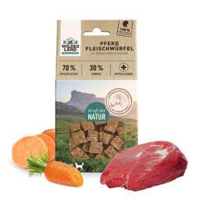 WILDES LAND - Pečené kocky z koňského masa 100g