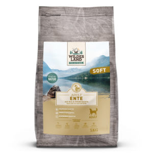 WILDES LAND - SOFT kachní maso polovlhké granule