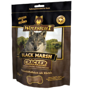 WOLFSBLUT CRACKER - Black Marsh - vodní buvol s batáty 225g