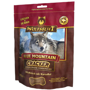 WOLFSBLUT CRACKER - Blue Mountain - zvěřina s brambory 225g