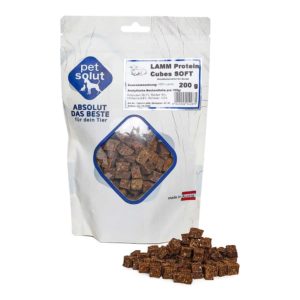 PetSolut SOFT– Měkké jehněčí proteínové kostky 200g