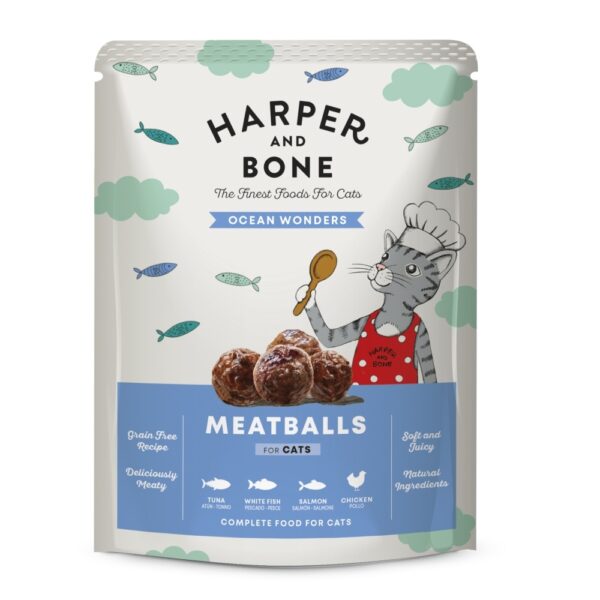 HARPER & BONE Cat Ocean Wonders, kapsička 85 g