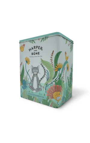 HARPER & BONE Kovový zásobník na pamlsky - zelený