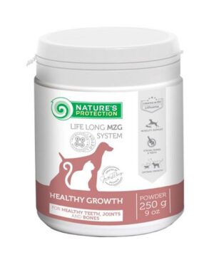Natures P MicroZeoGen dog & cat TEETH, JOINTS & BONES HEALTHY GROWTH 250 g