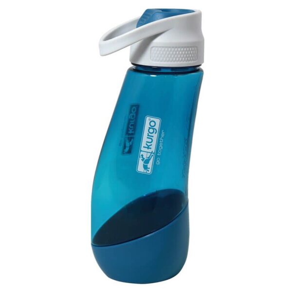 Kurgo Gourd H2O Bottle & Bowl, Coastal Blue - Cestovní láhev na vodu