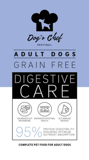 DOG'S CHEF DIGESTIVE CARE - GF krmivo pro psy s trávicimi potížemi
