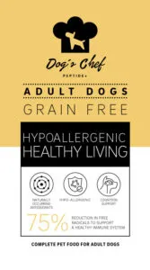 DOG’S CHEF HYPOALLERGENIC HEALTHY LIVING