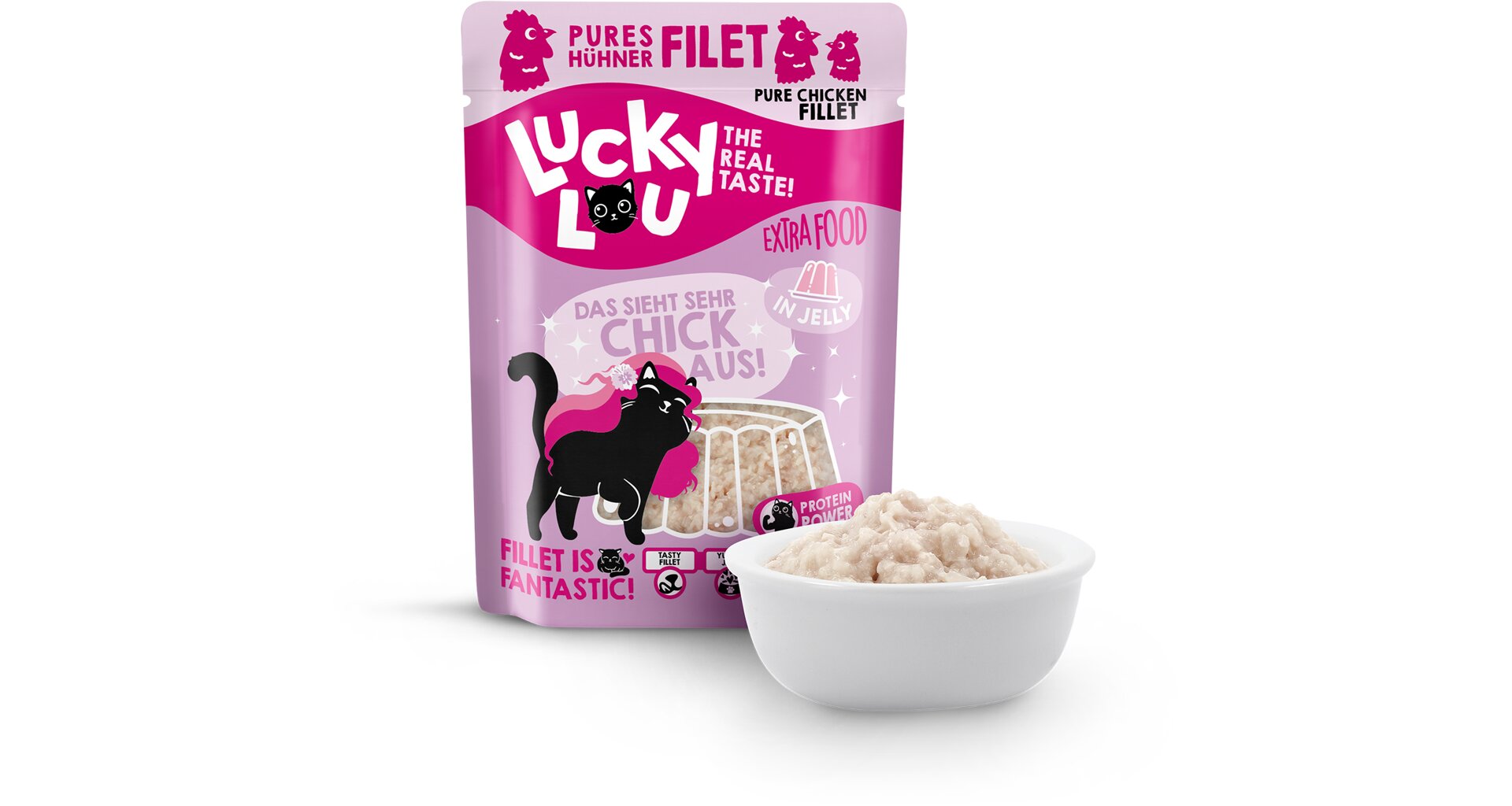 Lucky Lou Extra Food Filet z kuřete v želé 70 g