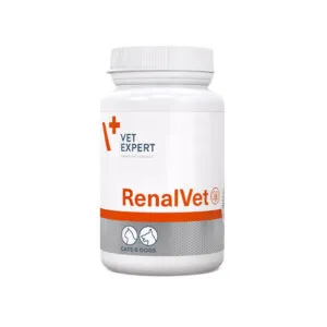 VET EXPERT RenalVet – přípravek na podporu ledvin pro psy a kočky 60 kapslí (TWIST OFF)